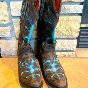 Dan Post unique & beautiful boots! Size 10